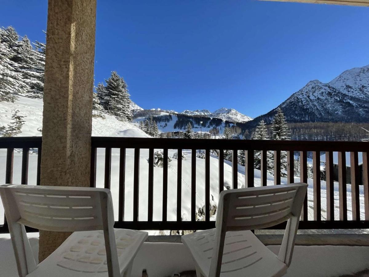 Studio Avec Balcon A Montgenevre, Animaux Acceptes - Fr-1-330D-35 Kültér fotó